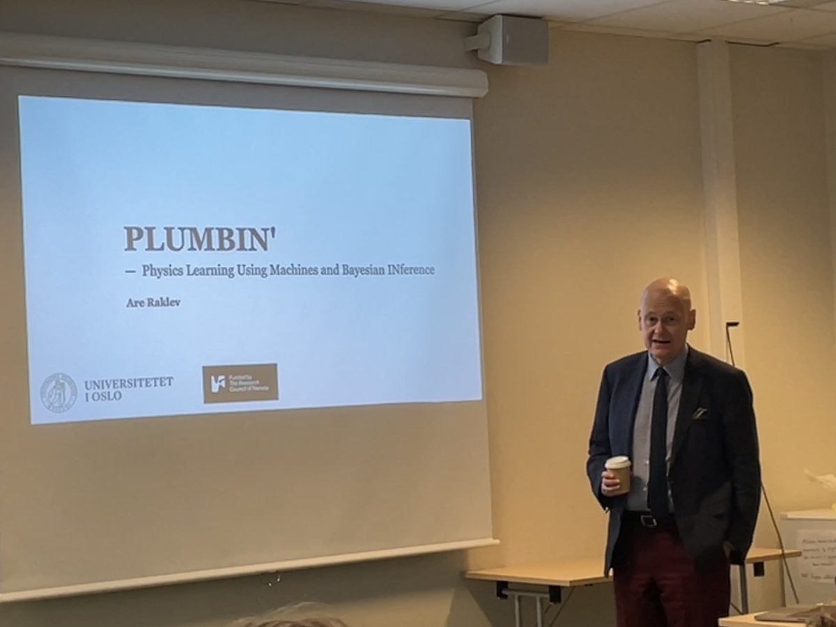 rothkopfAK's tweet photo. Next up at #NPACT2023 @twahye (@unioslo @Fysikk_UniOslo) presents the new @forskningsradet funded project PLUMBIN': uniting high-energy physics and state-of-the-art statistical data analysis to tackle the challenge of comprehensive model falsification using experiment data. https://t.co/3OcSodRfWD