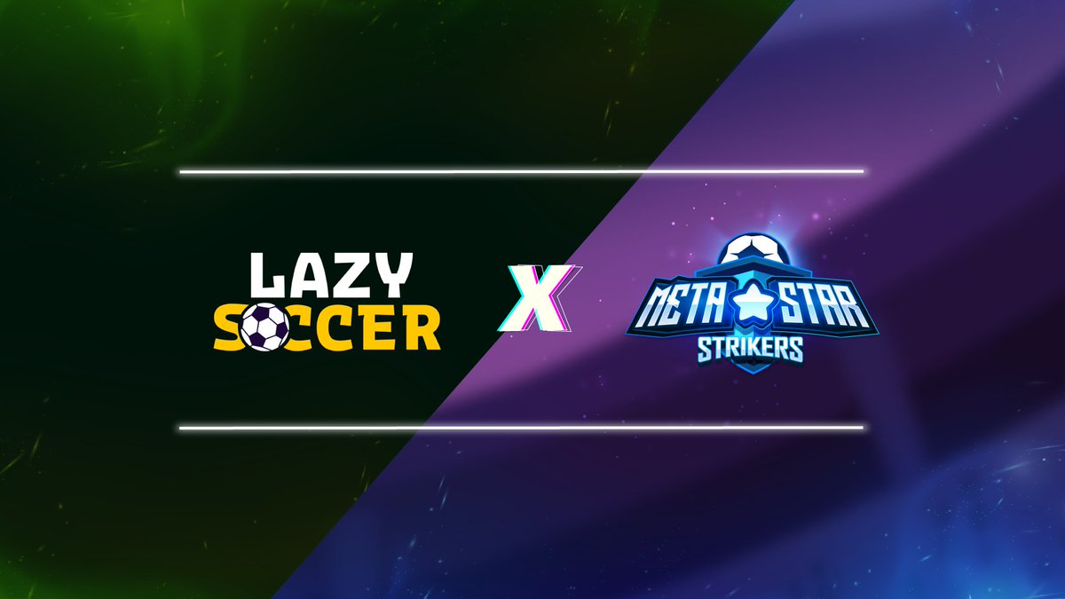 💥Lazy Soccer x MetaStar Strikers💥

To celebrate our partnership we are offering 5 PFP NFTs + 1 Lazy Gang free mint role!😆

➡️Follow <a href="/metastargame/">MetaStar Strikers</a> + <a href="/Lazy_Soccer/">Lazy_Soccer</a> 
➡️Like &amp; RT
➡️Share in the comments bellow the name of your favorite soccer player⚽️