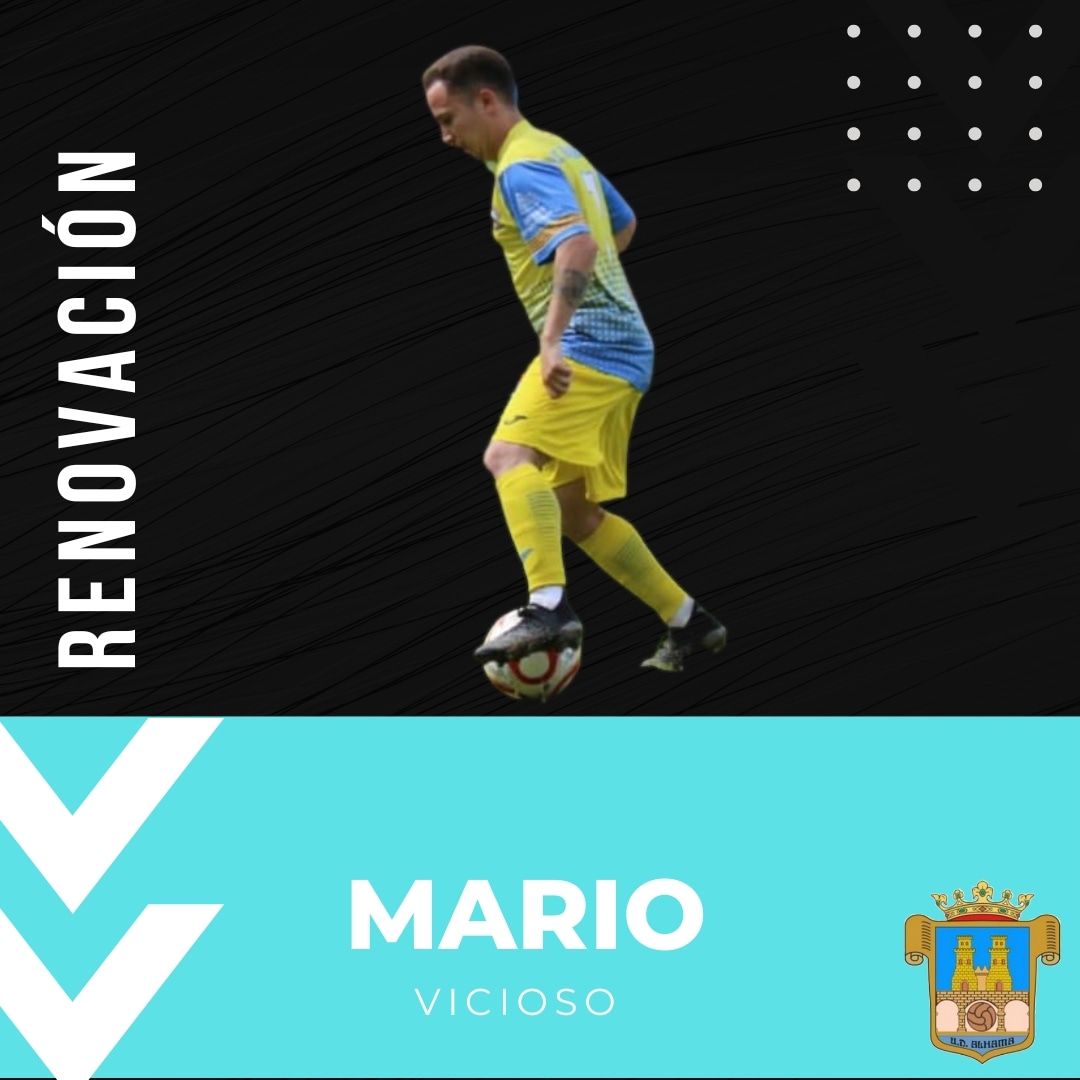 Renovación de calidad, de golazos, de pases imposibles, de otro nivel!! Renovamos con mucha ilusión a Mario Vicioso, pieza clave en este proyecto, que ayudará a todos a crecer con su experiencia. ¡Gracias Mario!