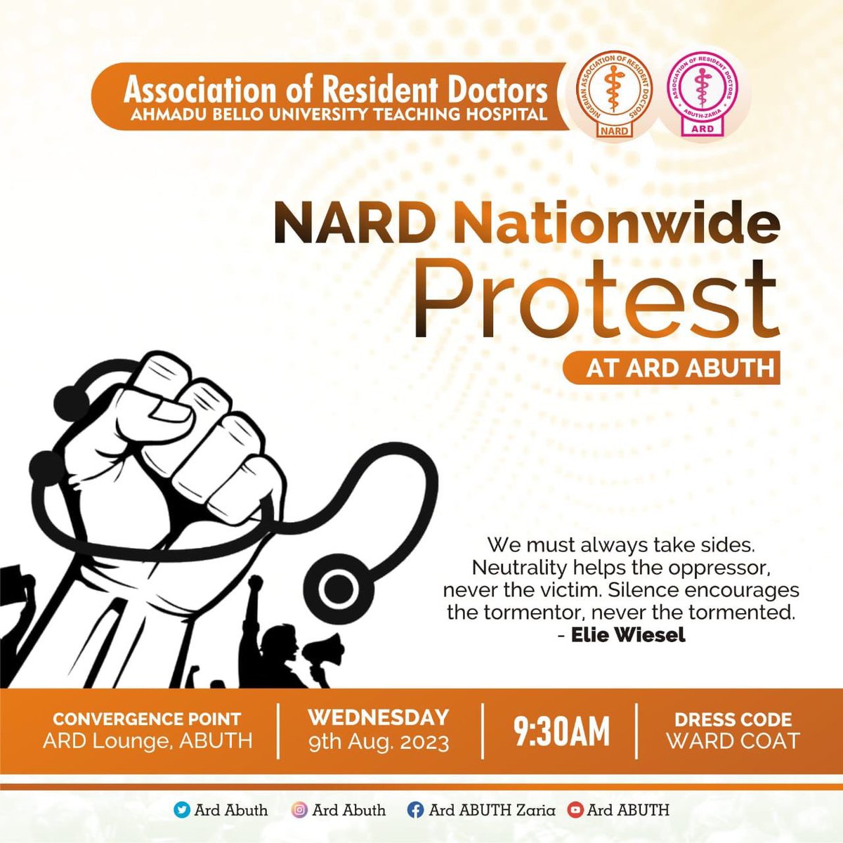 Protest will happen Tomorrow!!!! #NARDStrike