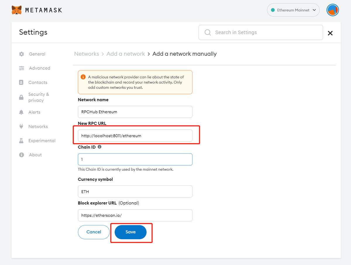 Just followed the steps to add an RPCHub Ethereum network to my MetaMask. Now my web3 wallet is ready to explore exciting decentralized applications.