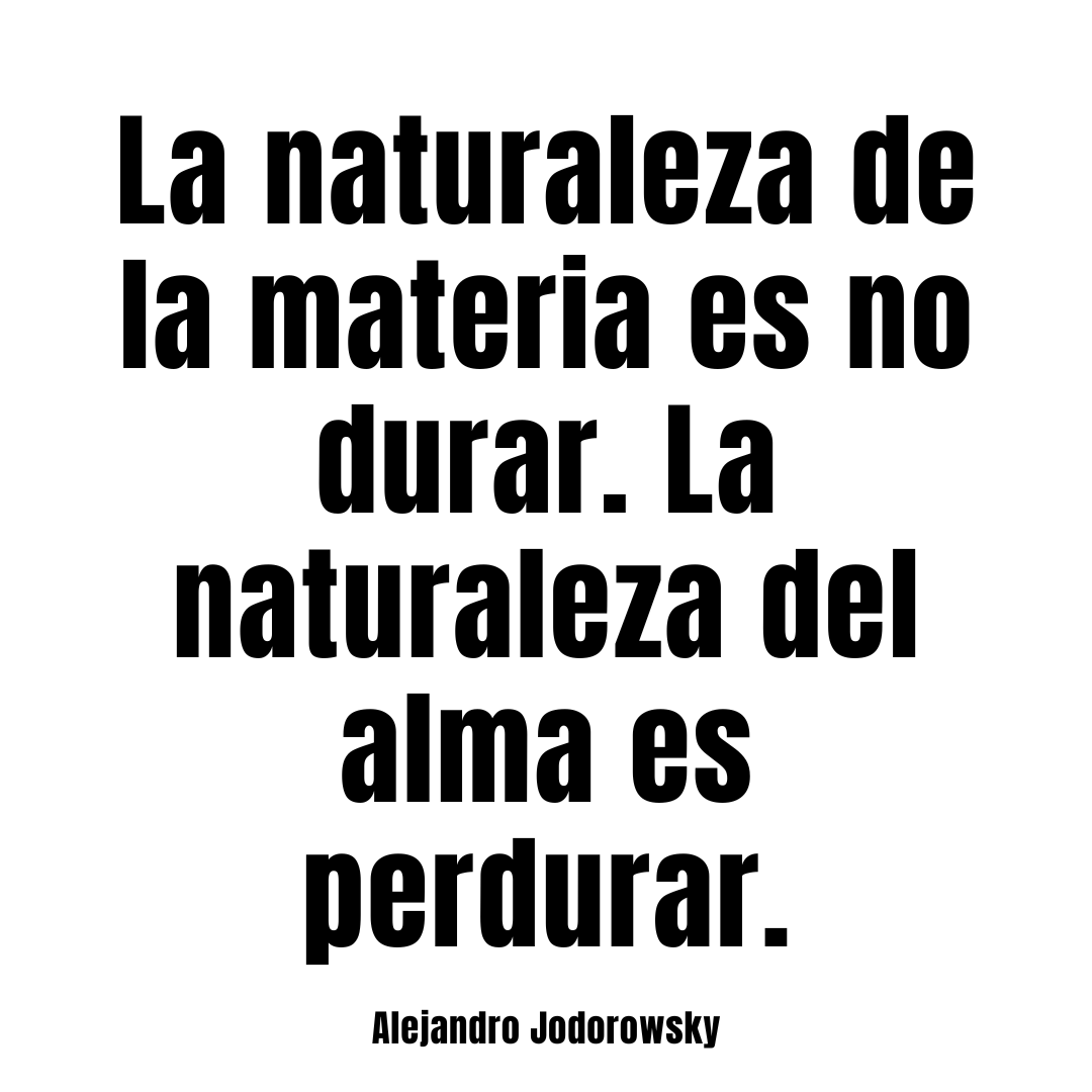 La naturaleza de...
