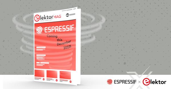 Elektor's tweet photo. @Elektor Welcomes @EspressifSystem as Its 2023 Guest Editor
The Espressif guest-edited magazine project marks the third time Elektor has collaborated with a well-known industry partner to publish a guest-edited edition. 
https://t.co/6ZYhwU0eKs
#elektor #espressif #electronics https://t.co/IshepghCWF