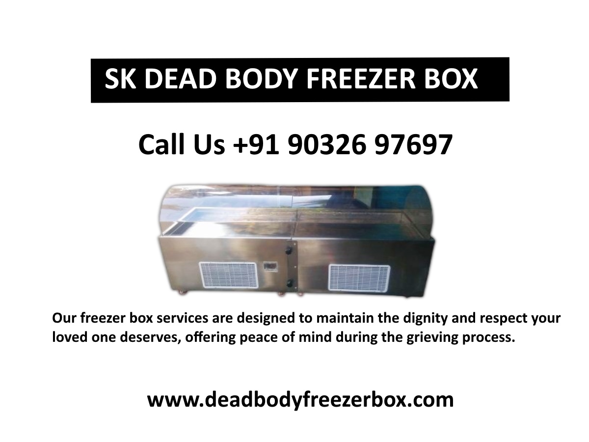 Our state-of-the-art freezer boxes are equipped to maintain an optimal environment, ensuring the preservation of your loved one until their final arrangements are made.
#CaringFreezerBoxServices #PreserveMemories #HonoringLovedOnes #CompassionateSupport