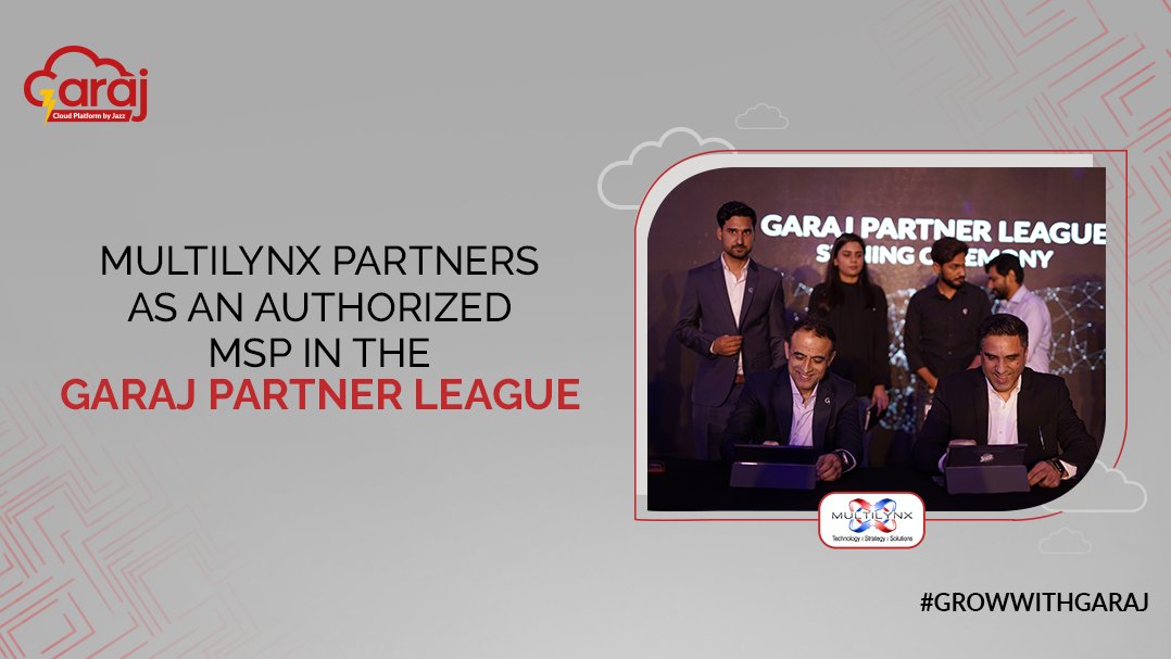 JazzBusiness's tweet photo. We are proud to onboard Multilynxas a partner offering exceptional managed cloud services in Pakistan, shaping the future of cloud computing together. Join us as a Garaj Partner now!
For more details: https://t.co/EhUpH5k6ww
#GrowWithGaraj #GarajCloud #OpportunitiesUnlocked https://t.co/uokJxJ3T6B