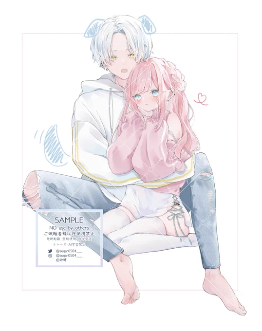   ご依頼ありがとうございました、、!   #有償依頼 #有償イラスト