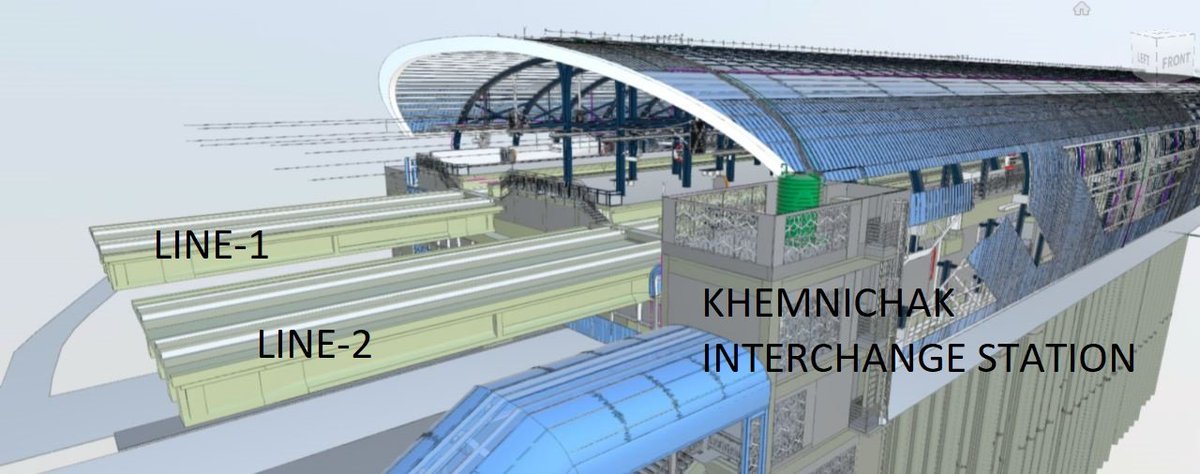 Patna Metro to get 2 Interchange stations at Patna Junction & Khemnichak to enhance commuting convenience.

Passengers will be able to change from one line to another line of metro at these stations.

#Patna #Bihar