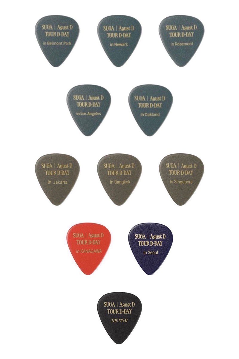 bearytix's tweet photo. Open Order Guitar Pick Suga AgustD Tour D-Day
 
💸 180k // DP 150k
✅ Bersih Ina 

📍GO Line, dom Bali
💌 DM for orders https://t.co/CbGjLnKJrJ