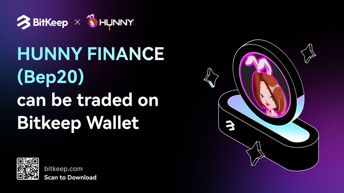 🔥 $HUNNY (Bep20) can be traded on #Bitkeep Wallet

🔗Bitkeep wallet: bitkeep.com

🧧Free PAYU(BEP20) Download Bonus: share.keepshare.info/redPacket?code… 

#web3 #web3gaming #crypto #Cryptocurrency #playtoearn #giveaway #airdrop #giveaways #Airdrops #AirdropCrypto #AirdropAlert