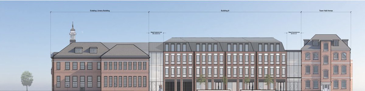 JKHowlingOfHDN's tweet photo. @SaveHendon @Ameet_Jogia @DavidPintoD @Offord4Hendon Hendon Library part saved; the rest demolished, merged with a new business/law mega block & connected with internal access into the Town Hall Annexe which @MiddlesexUni is presently occupying. B9 should be a stand alone building. Return the whole library! https://t.co/I1jNpQE24K