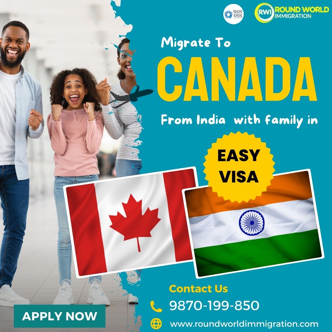 Migrate To #Canada From India With Family In Easy Visa

Visit Our Website - bit.ly/430VIMB Or-9870199850

#canadavisa #roundworldimmigration #familyvisacanada #canadavisaapplication #migratetocanada #immigrationconsultancy #applycanadavisa #processtocanada #roundworld
