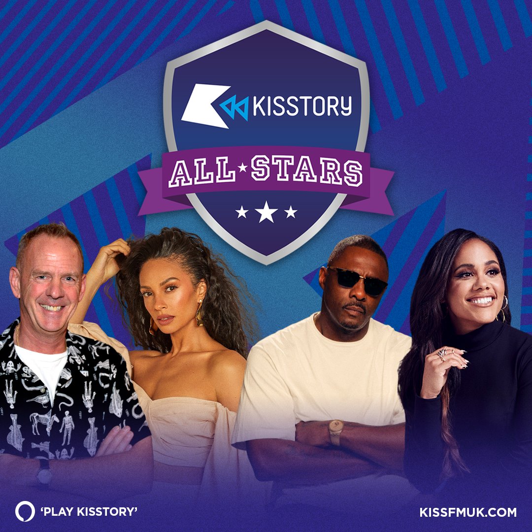 IT'S HAPPENING!!! 🚨‼️ KISSTORY All-Stars is back and BIGGER than ever with a brand new, star studded line-up ✨ @FatboySlim @AleshaOfficial @idriselba @AlexScott Every Sunday from 4pm ⏰ Starting September 3rd 🗓️ Listen on KISSTORY!