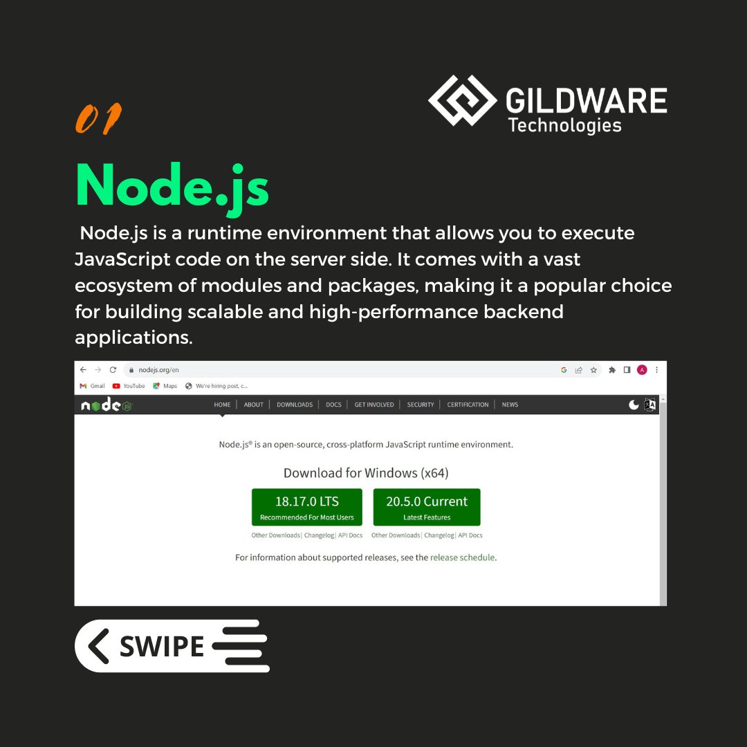gildware's tweet photo. 🚀 Embrace the Power of Full-Stack JavaScript with Gildware Technologies! 🌐💼

As of September 2021, these top 5 JavaScript frameworks were ruling the tech world, and Gildware Technologies is here to guide your journey:
https://t.co/TugmZApOGB https://t.co/c1HxYLDjgD