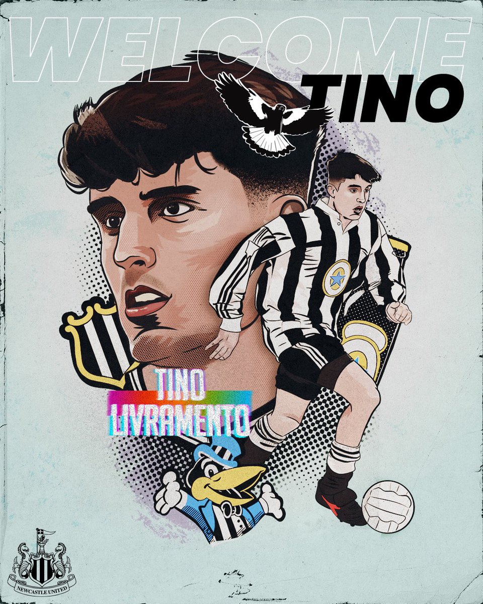 TheStrawberryC's tweet photo. Welcome Tino! #NUFC 

@tino_livramento | @NUFC | @worflags https://t.co/zqDkVu6N6r