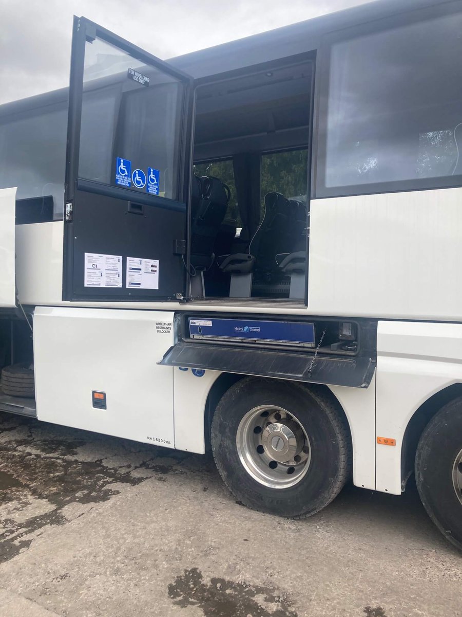basecoachsales's tweet photo. The latest addition to our Stock.

2016, 61-Seat &amp; Toilet, P22 Neoplan Tourliner,
DDA/PSVAR, Euro 6 with MOT Nov 2023.
Price: £149,995 + VAT

Please contact us for more details.

Phone: 01772 425355
Email: nick@basecoachsales.co.uk or mick@basecoachsales.co.uk https://t.co/RyCUxDT1BC