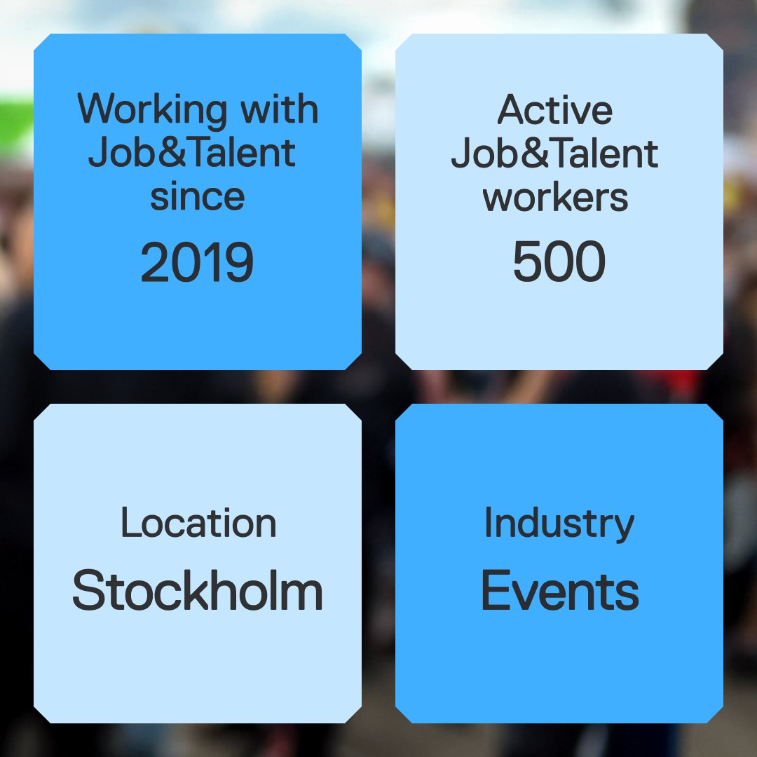 jobandtalent_hq's tweet photo. 🏟️ Over 500 of our dedicated workers are pivotal to @StockholmLive, one of the leading event venue operators in the Nordics. We're proud to have been providing flexible workforce solutions for their key event operations for many years. #FlexibleWorkforce (1/6) https://t.co/rQLkCkq7pX