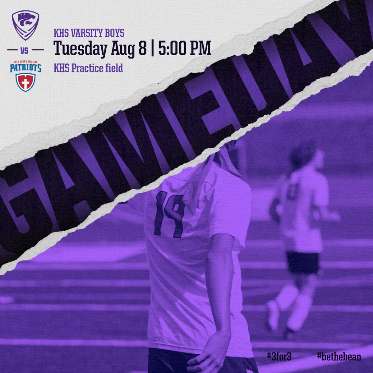 #3for3 #bethebean #keystonesoccer #keystoneathletics