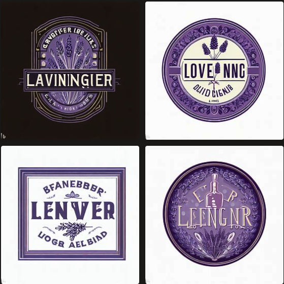 DigitalDragoman's tweet photo. Anyone know why the OpenAI Image API gives such different quality results to Bing Image Creator (I understand they won't be 'the same') . Example prompt: "a label for a bottle of lavender gin". Are they using different underlying models? #AIart #ChatGPT https://t.co/wSUecFjdMl
