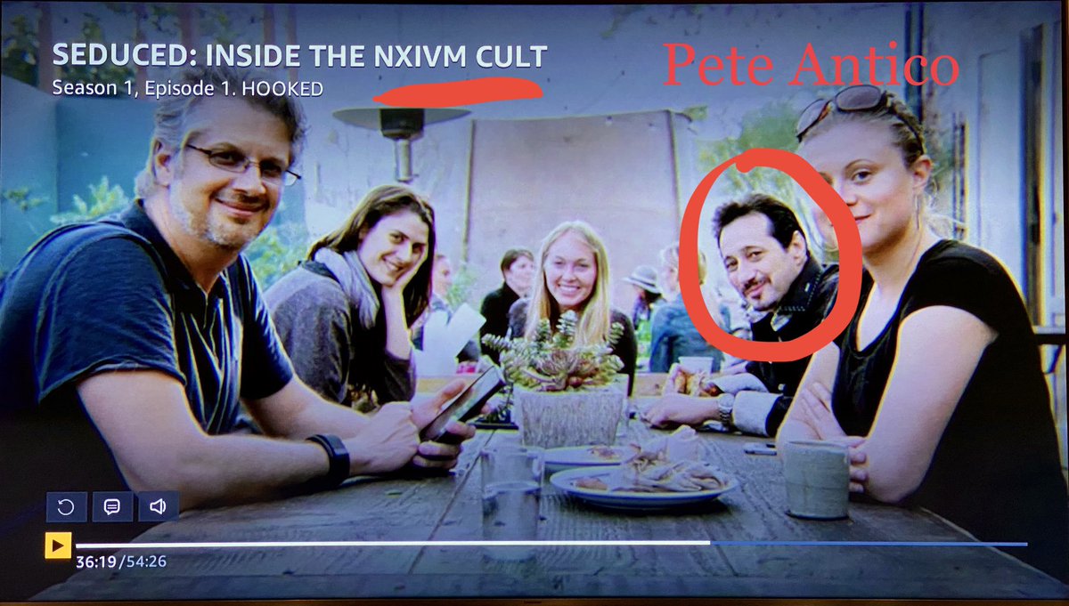 ActorComplains's tweet photo. @MichelleJubilee @sagaftra For #SAGAFTRA top leadership you promote Pete Antico, a man who opposed Biden’s $15/hour minimum, mingles with NXIVM cult, and posts that #GeorgeFloyd murder was FAKED and that #BlackLivesMatter is a HATE GROUP funded by George Soros. Disgraceful. #SAGAFTRAstrike https://t.co/d3puQGzGQy