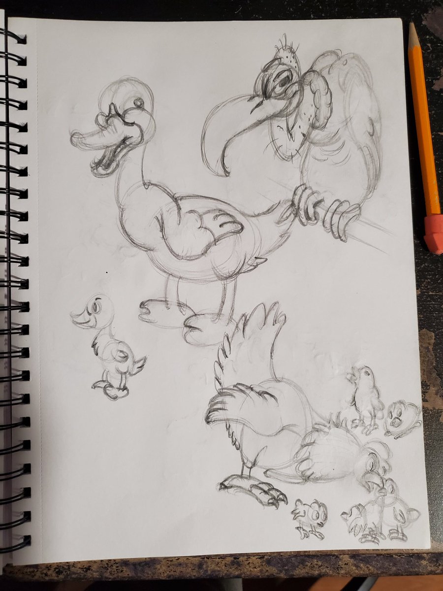 CreativeRazor's tweet image. #CR4FTPOW3RSketchBook
#Birds #PrestonBlair