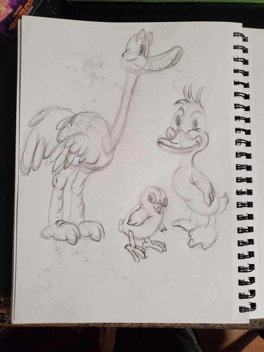 CreativeRazor's tweet image. #CR4FTPOW3RSketchBook
#Birds #PrestonBlair