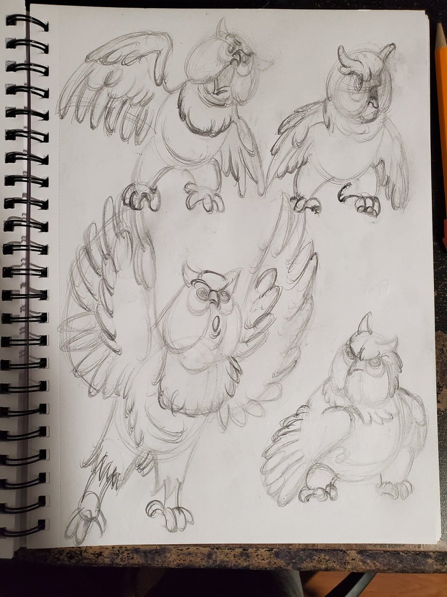 CreativeRazor's tweet image. #CR4FTPOW3RSketchbook
#Birds #PrestonBlair