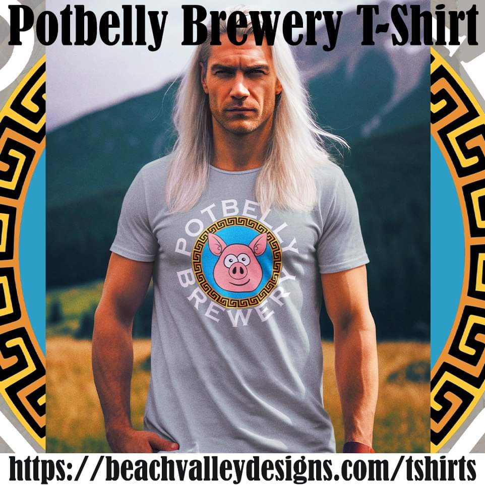 BeachValleyDsgn's tweet photo. 🐷 Potbelly Brewery Pig with Greek Key Border T-Shirt avialble from https://t.co/LdMK3kPsKK
#BeerFashion
#BreweryStyle
#HoppyApparel
#AleWear
#CraftBeerFashion
#BeerLoversClothing
#BreweryMerch
#DrinkLocalFashion
#BeerSwag
#HopHeadsStyle
#tshirts
#tshirt
#fashion
#clothing https://t.co/zIbBDkSdFJ