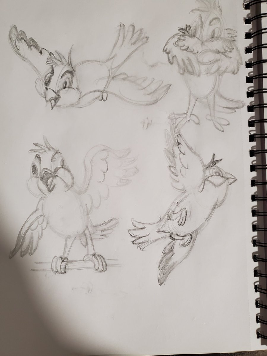 CreativeRazor's tweet image. #CR4FTPOW3RSketchbook 
#Birds #PrestonBlair