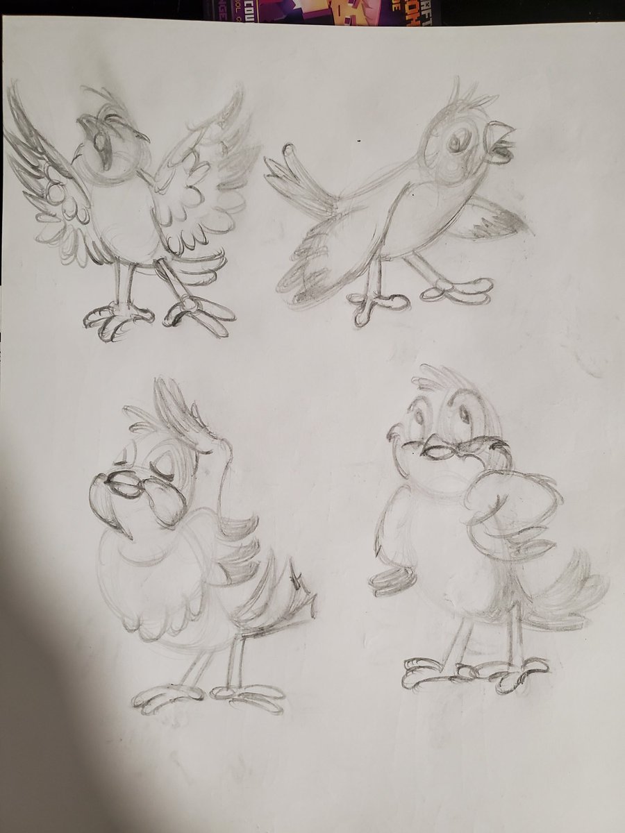 CreativeRazor's tweet image. #CR4FTPOW3RSketchbook 
#Birds #PrestonBlair