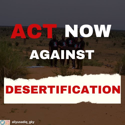 Over 400,000 hectares of land are lost to desert encroachment annually in Nigeria. 

Invest in adaptation practices and prevent further climate impacts to save vulnerable communities. 

#Faith4ClimateJustice 
#StopEACOP

<a href="/greenfaithworld/">GreenFaith</a> <a href="/GreenFaith_Afr/">GreenFaith Africa</a>