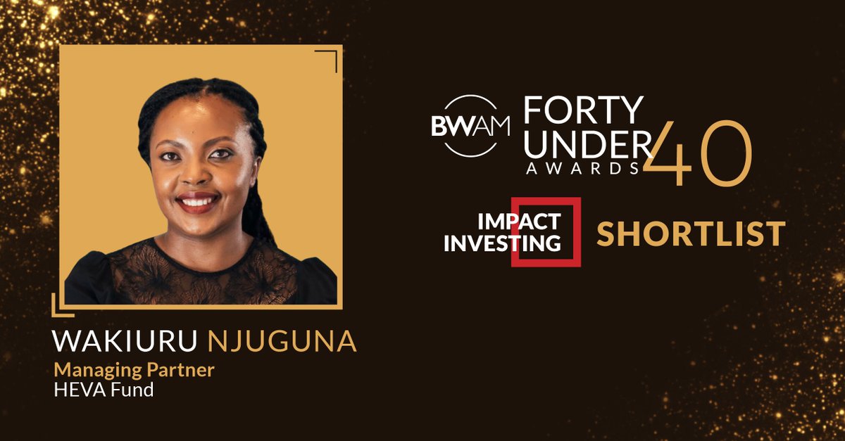 We couldn’t be more proud of our Managing Partner <a href="/wakiurunjuguna/">Wakiuru  njuguna</a> who has been shortlisted under the “Impact Investing” category of the 2023 Black Women in Asset Management (BWAM) 40 Under 40 Awards. Congratulations! 🥳Read all about it 👉 bit.ly/3DNqbDy  #CreativeAfrica