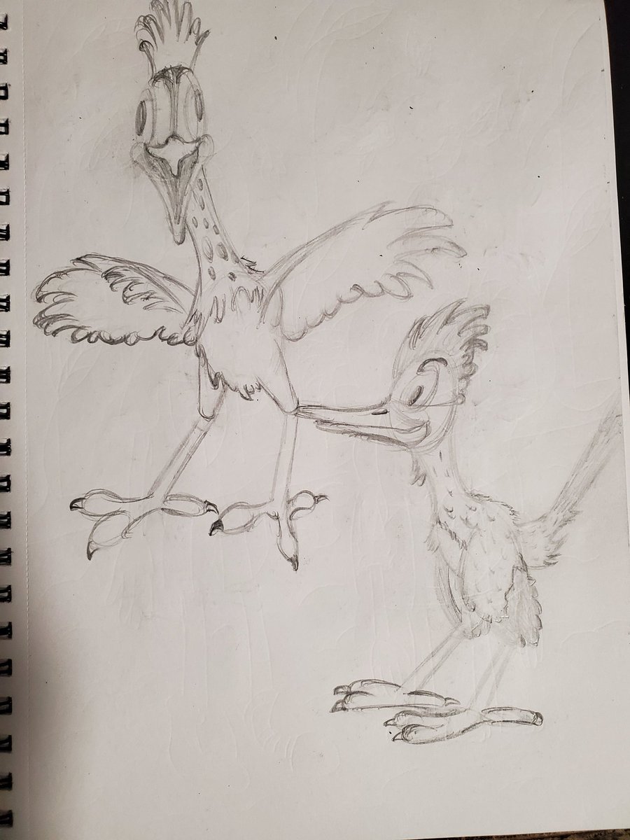 CreativeRazor's tweet image. #CR4FTPOW3RSketchbook 
#Birds #PrestonBlair