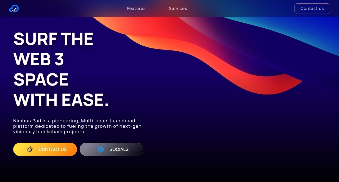 🌩The Nimbus pad website is live now.

👨‍💻We hustle to serve our community and our partners well. This milestone takes that promise to a whole other level.

⭐️Visit our official website and give us your feedback by clicking the link below.

📌 nimbuspad.org