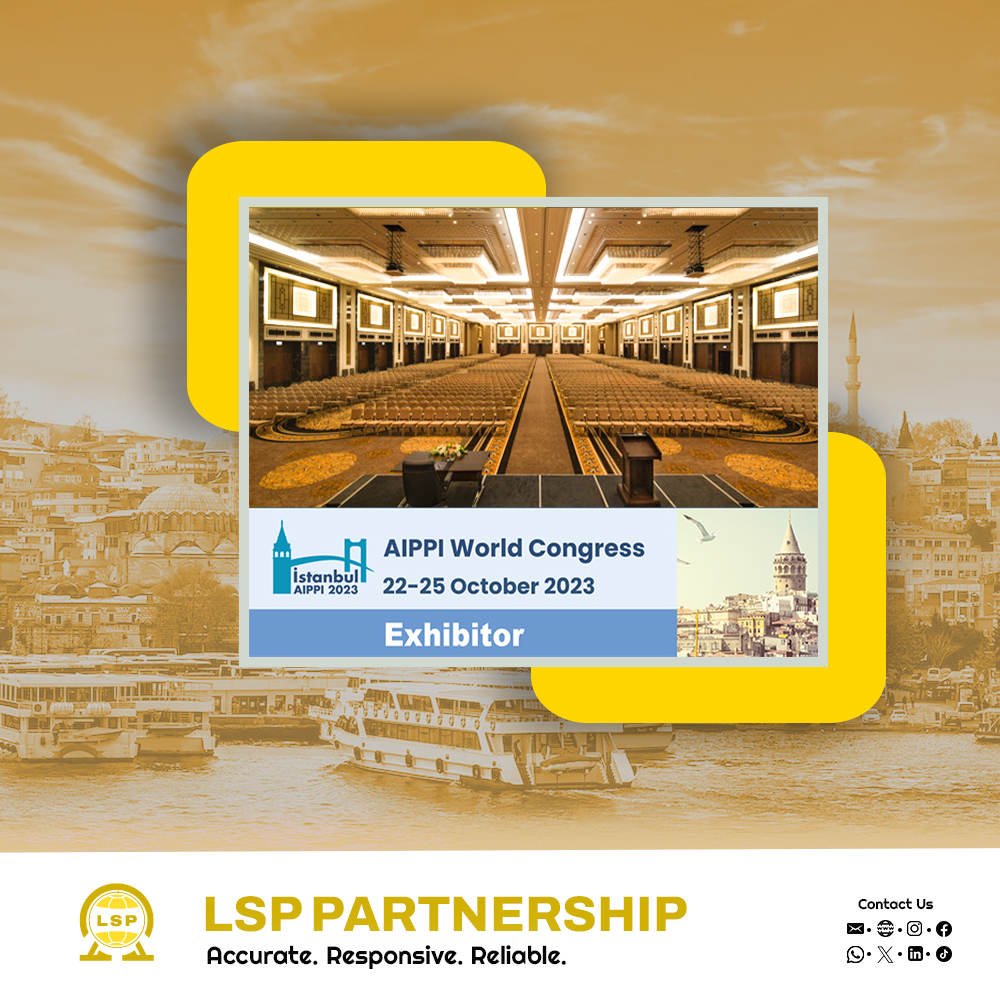 It's 75 days to the AIPPI World Congress 2023 in Istanbul! 🗓 

As an official exhibitor, we can't wait to showcase our firm and connect with fellow experts.

See you there! 🤝

#aippiworldcongress2023 #IstanbulBound #IntellectualProperty #trademarkattorney #patentattorney