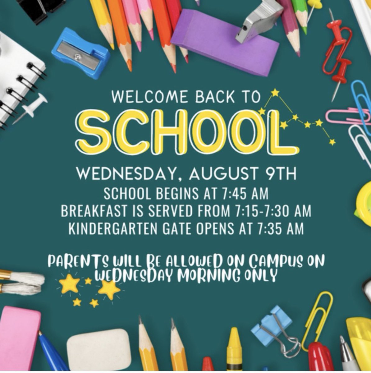 We are so excited to welcome our dragons back on Wednesday! 💚🐉💙