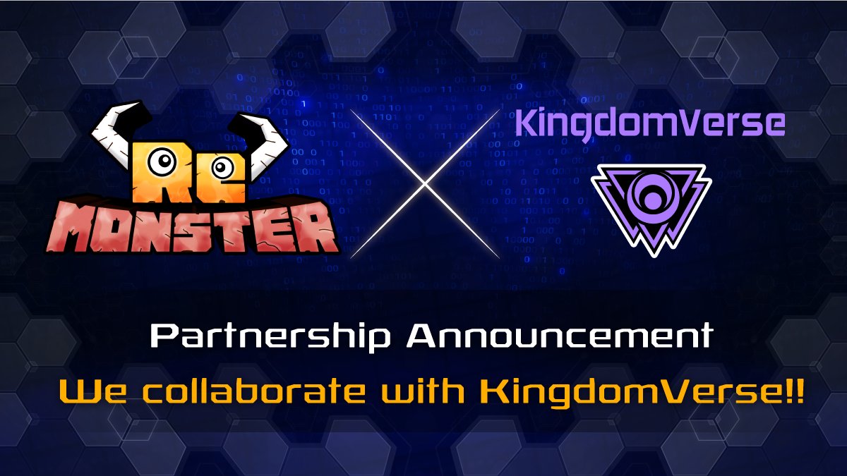📢この度、<a href="/Kingdomverse_/">Kingdomverse</a> とパートナーシップを結びました！ 

Re. Monsterのゲーム内に、KingdomVerseとのコラボMonsterが登場します 🐵
今後の展開をお楽しみに！
