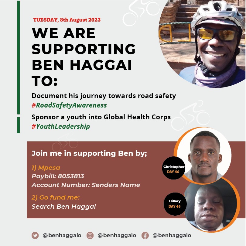 benhaggaio's tweet photo. #Mzuzu is my destination today. Thank #Christopher & #Hillary for standing in today. Lets promote #RoadSafety and observe discipline on the road.
#BBNaija
#SenzoMeyiwa
#bachelorette
#V_Layover
#srchafreen
@RobertAlai
@OpiyoWandayi
@edwinsifuna
@WilliamsRuto
@RailaOdinga https://t.co/5bP20lDtje