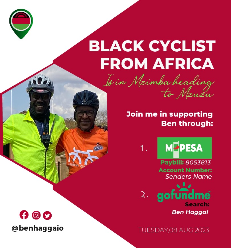 benhaggaio's tweet photo. #Mzuzu is my destination today. Thank #Christopher & #Hillary for standing in today. Lets promote #RoadSafety and observe discipline on the road.
#BBNaija
#SenzoMeyiwa
#bachelorette
#V_Layover
#srchafreen
@RobertAlai
@OpiyoWandayi
@edwinsifuna
@WilliamsRuto
@RailaOdinga https://t.co/5bP20lDtje