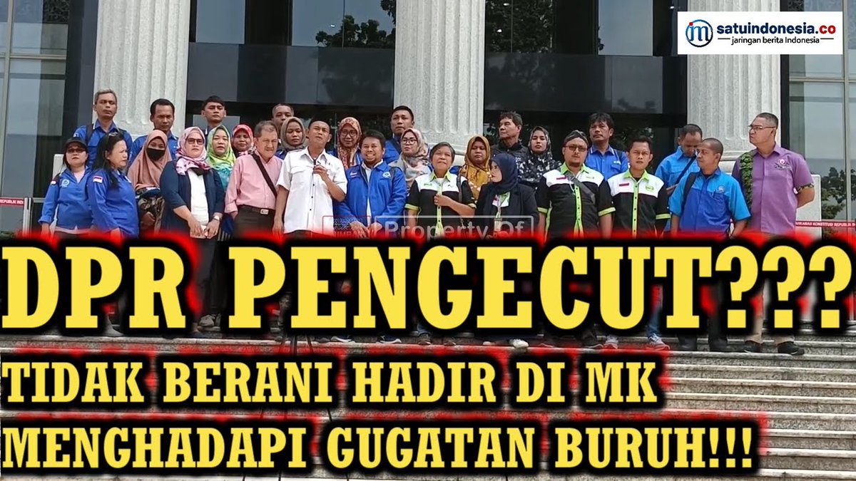 BabehAldoAje's tweet photo. BUBARKAN SAJA DPR ??
DPR PENGECUT ??
TIDAK BERANI HADIR UNTUK HADAPI BURUH DI MAHKAMAH KONSTITUSI !!
https://t.co/pD6A5VxHw8 https://t.co/5znMHxaE4N