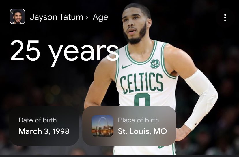 STA1Butler's tweet photo. Jayson Tatum: “Young Superstar”
Brandon Ingram: “Pushing 30” https://t.co/Fx2k0KZjbz