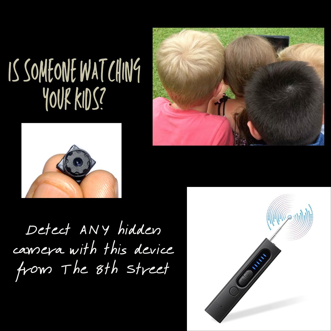 HiddenCamDetect's tweet photo. If there's one thing we've learned this year, there are far more creeps, even at the highest levels of society and government, than we're willing to believe. Protect yourself. #creep #parents #privacy https://t.co/cptjLgUNxD