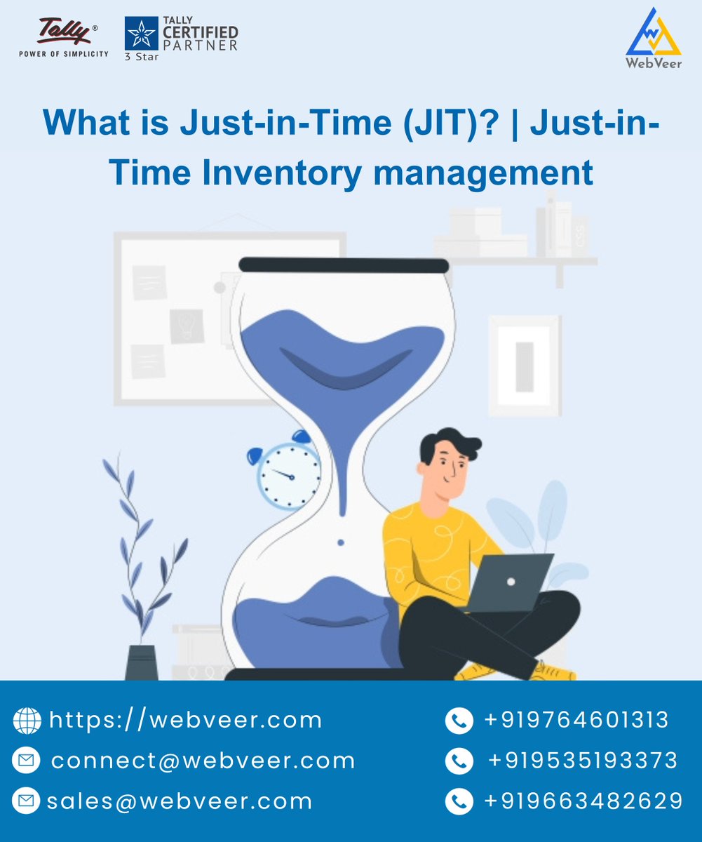 WebVeer's tweet photo. JIT inventory management: Get the right materials, at the right time, in the right quantity. Learn more at: https://t.co/qBQqLWRBfu
Contact us today to learn more.
#JITInventory #Inventory #Tallly #TallyPrime #Accounting #SMEs #SmallBusiness #Business #WebVeer https://t.co/eQ4faWq6YQ