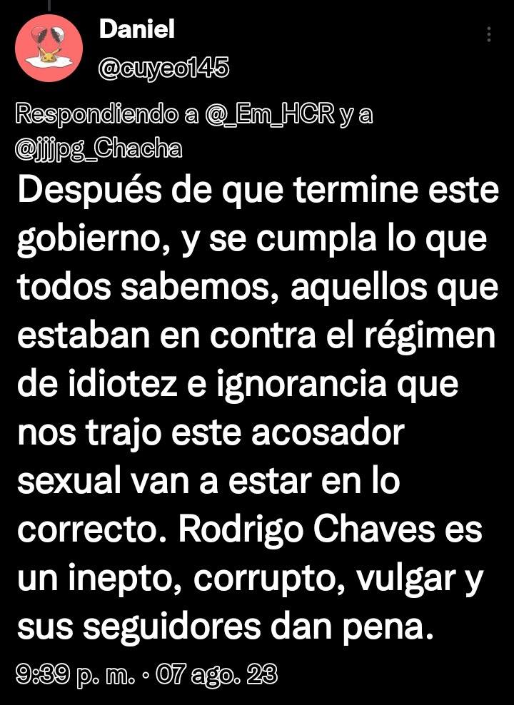 Huberth Cordero Oses tweet media