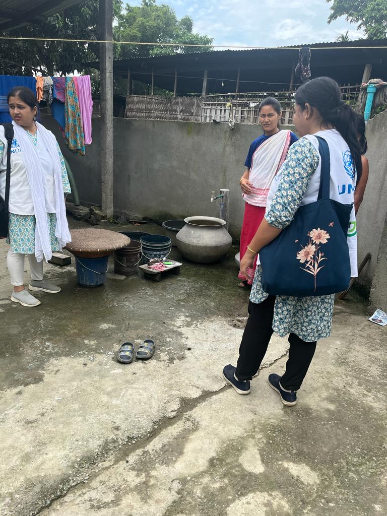 UNOPS_India's tweet photo. #LeaveNoOneBehind  
because
Water is Everyone's Business
#CLNOB mapping for Drinking Water, Sanitation &amp; Grey Water management was conducted by @UNOPS in its project villages across Rajasthan,Uttar Pradesh,Tamil Nadu &amp; Assam. #greenstrategicpartnership
@DenmarkinIndia @jaljeevan_ https://t.co/Fbe5F0p69V