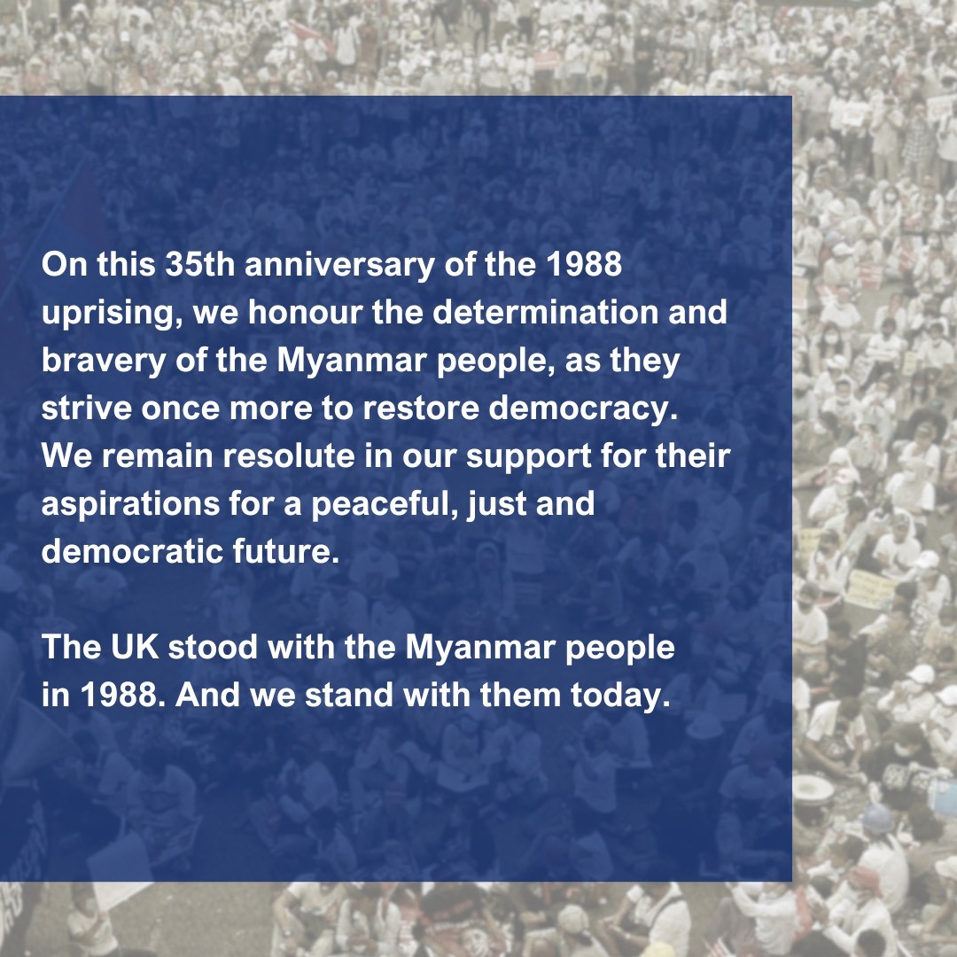 UK in Myanmar 🇬🇧 tweet media