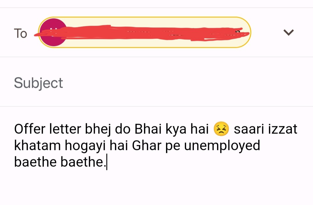 anishkaagg's tweet photo. I'm placed but doesn't feel like it so I'm super tempted to press send 🫠 https://t.co/beHUcbZEIt