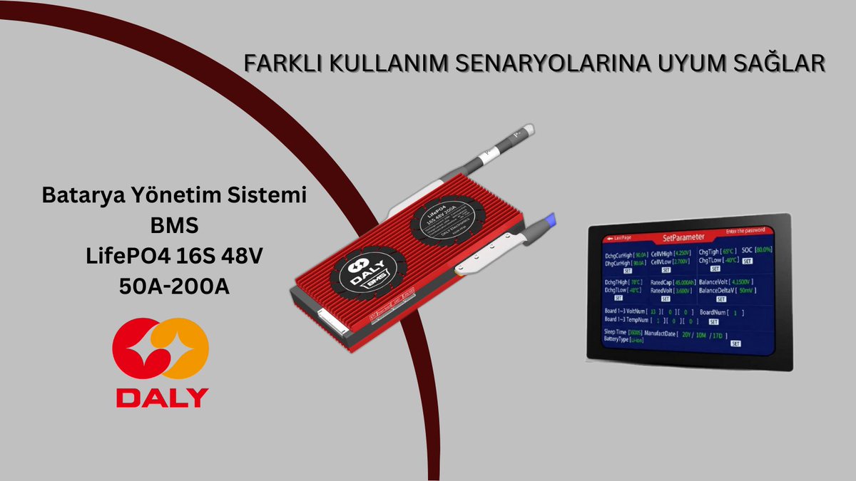 EnerjimGunes's tweet photo. Daly Batarya Yönetim Sistemi – BMS

https://t.co/V1XFDDPYeu
+90 535 662 9199

#enerjimgüneş #bms #bataryayönetimsistemi #enerjidepolama #lityumbatarya #lithiumbattery #dalybms https://t.co/ERHH332dxP