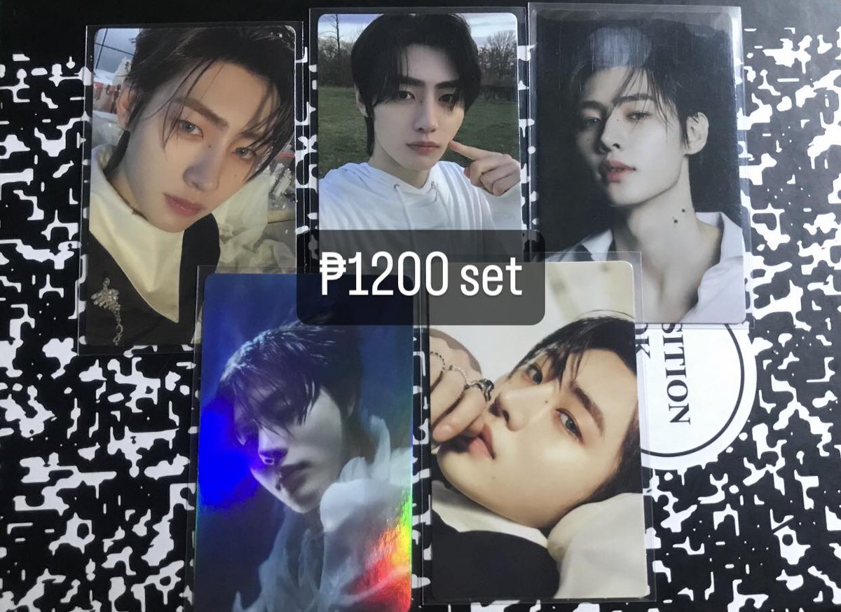 kallysto_A's tweet photo. wts Ifb / HELP RT

enhypen dark blood photocards

All prices are indicated in the photos. see alt for tingi price

•payo

⚫gcash/bpi

⚫manila

⚫sco/jnt/ggx

t. enhypen dark blood photocards enhypen heeseung jay sunghoon sunoo ni-ki photocards https://t.co/56EWsngBD8