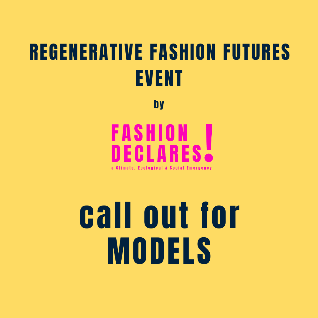 FashionDeclares's tweet photo. Models! Do you want to be part of changing the fashion industry for the better? 🙌
To be considered for this incredible opportunity please send a link to your portfolio and a walking video (past show or self tape) to regenerateshow@gmail.com
#modelcallout #londonmodel https://t.co/4NrY6e8s1H