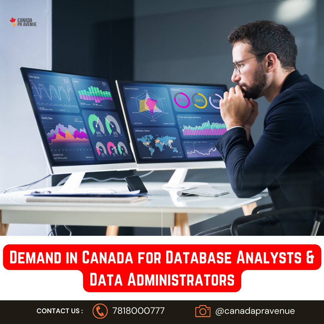 CanadaAvenue's tweet image. Canada experiences a growing demand for skilled Database Analysts & Data Administrators.
Apply now: bit.ly/3SNCi9B
👉 For more information, take a free profile assessment or call us on Toll-Free No. 78-18-000-777
#canadaprvisa #DatabaseAnalysts #DataAdministrators